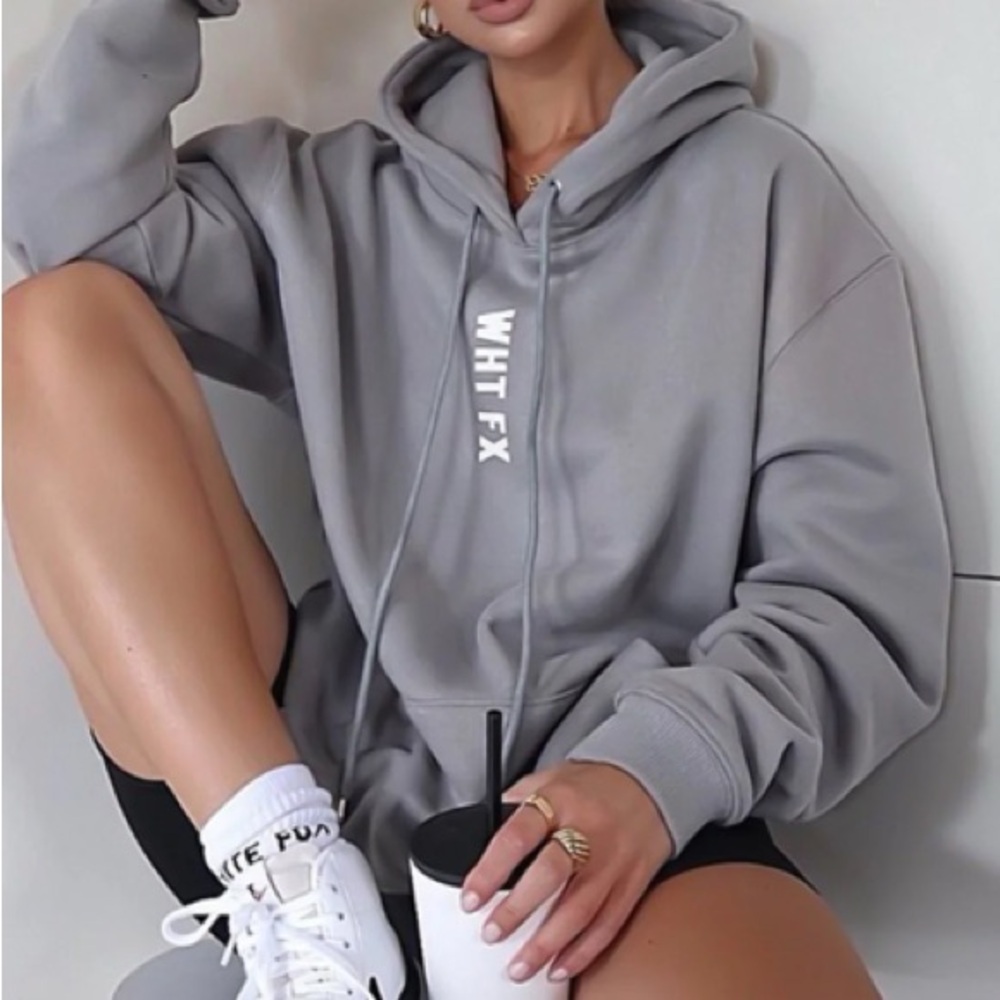 WHITE FOX HOODIE